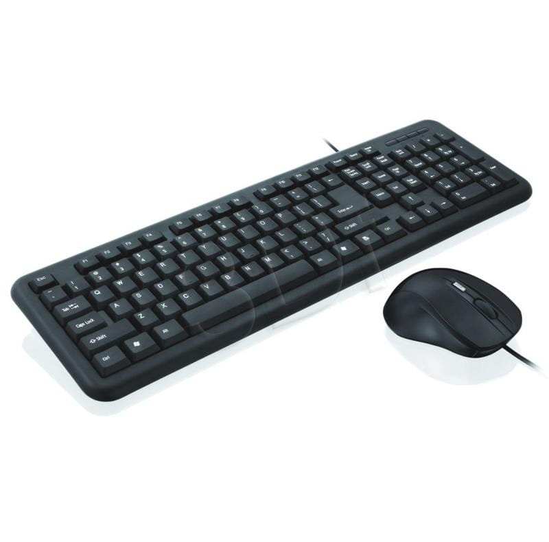 Zestaw klawiatura + mysz IBOX OFFICE KIT II KLAW. I MYSZ OPT.USB IKMOC2005070U (USB 2.0; (US); kolor czarny; optyczna)