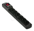 Listwa przeciwprzepięciowa Activejet COMBO 6gn/1,5m/cz (10A; 2300W) 1,5m; kolor czarny
