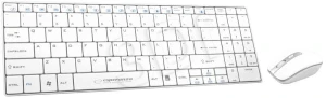 Zestaw klawiatura + mysz Esperanza EK122W (USB 2.0; kolor biały; laserowa)