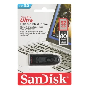 Pendrive SanDisk Cruzer Ultra SDCZ48-032G-U46 (32GB; USB 3.0; kolor czarny)