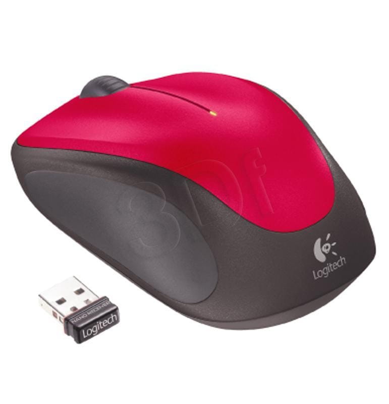Mysz Logitech M235 910-002496 (optyczna; 1000 DPI; kolor czerwony)