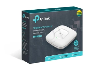 Access Point TP-LINK EAP115-Wall (300 Mb/s - 802.11n) Bezprzewodowy, naścienny punkt dostępowy, N300, Obsługa PoE (802.3af)