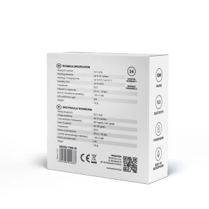 Słuchawki bezprzewodowe SAVIO TWS-01 (douszne; bezprzewodowe, Bluetooth; z wbudowanym mikrofonem; kolor biały