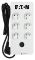 Listwa przeciwprzepięciowa EATON PB6F (6 x UTE; 10 A; kolor biały)