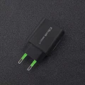 QOLTEC ŁADOWARKA SIECIOWA 18W | 5-12V | 1.5-3A | USB TYP C PD | USB QC 3.0 | CZARNA