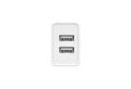 UNITEK ŁADOWARKA 2X USB-A, 12W, BIAŁA, P1113A-EU
