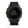 Zegarek sportowy Garmin Enduro 2 Solar Black Carbon Gray DLC Ti Ultrafit Band