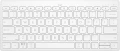 Klawiatura HP 350 Compact Multi-Device Bluetooth Keyboard bezprzewodowa biała 692T0AA