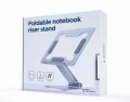 GEMBIRD SKŁADANA PODSTAWKA POD NOTEBOOKA 15,6" SREBRNA