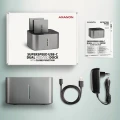 Stacja dokująca AXAGON ADSA-DC USB3.2 Gen1 - 2x SATA 6G CLONE DUAL HDD ASMedia