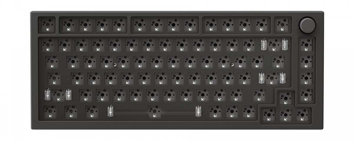 Klawiatura Glorious GMMK Pro Black Slate 75% TKL - Barebone, układ ANSI, czarna