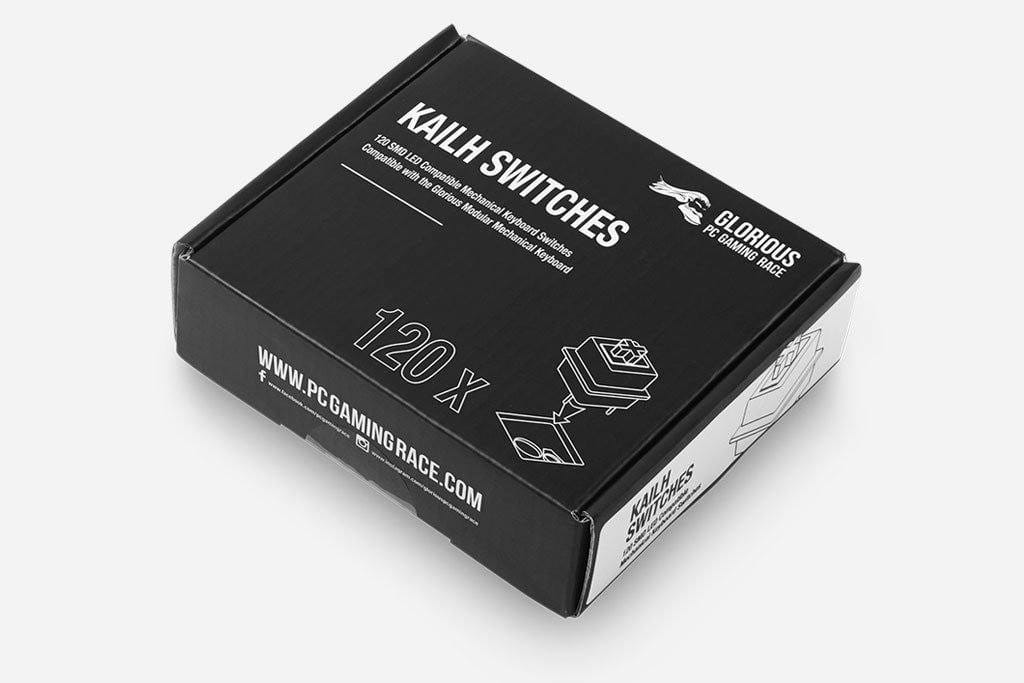 Glorious PC Gaming Race KAI-WHITE przełącznik klawiszowy Biały 120 szt.