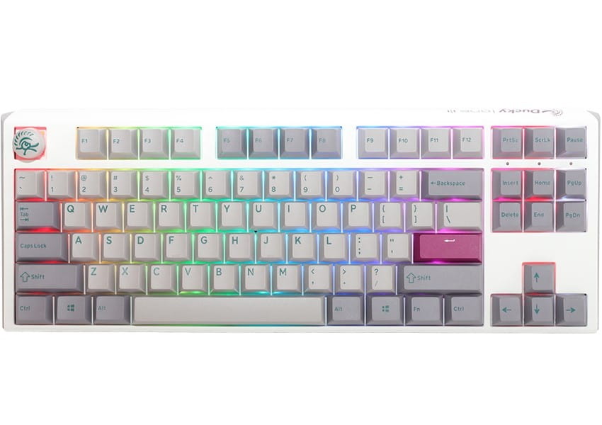 Ducky One 3 TKL klawiatura Gaming USB US English Srebrny