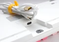 Ducky One 3 TKL Gossamer Pink klawiatura Gaming USB Niemiecki Różowy, Biały