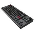 Montech MKey TKL klawiatura Gaming USB Bordowy, Ciemny Szary
