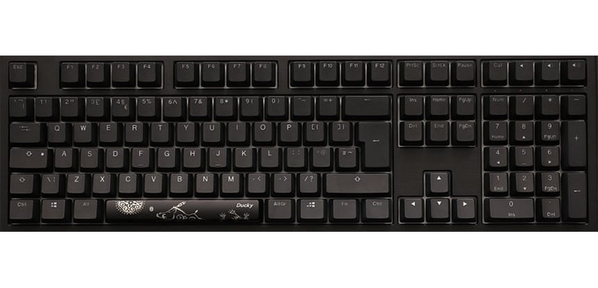 Ducky Shine 7 klawiatura Gaming USB Niemiecki Czarny