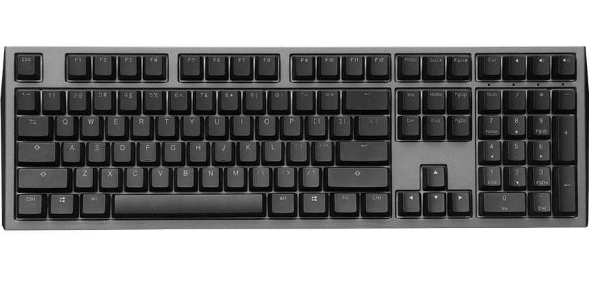 Klawiatura Gamingowa Ducky Shine 7 PBT, MX Black, RGB LED - Gunmetal