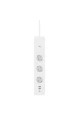 Inteligentna listwa zasilająca WOOX R6132 3xgniazdo sieciowe AC Typ F (CEE 7/4), 2xUSB, 2xUSB-C, WiFi, 1,5m, Biała