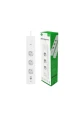 Inteligentna listwa zasilająca WOOX R6132 3xgniazdo sieciowe AC Typ F (CEE 7/4), 2xUSB, 2xUSB-C, WiFi, 1,5m, Biała