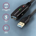 Kabel przedłużacz/repeater Axagon ADR-305 USB 3.2 Gen 1 A-M -> A-F active extension/repeater cable 5m - Kabel - Digital/Daten kabel USB USB 3.2 Gen 1