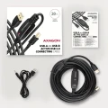 Axagon ADR-220B USB 2.0 A-M -> B-M active connecting/repeater cable 20m - Kabel - Digital/Daten kabel USB USB A USB B Czarny