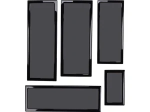 Zestaw filtrów przeciwpyłowych Demciflex do Lian Li O11 Dynamic -/