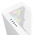 Montech AIR 100 ARGB, Micro-ATX, szkło hartowane - białe