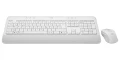 Logitech Signature MK650 Combo For Business klawiatura Dołączona myszka Biuro Bluetooth QWERTZ Niemiecki Biały