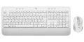 Logitech Signature MK650 Combo For Business klawiatura Dołączona myszka Biuro Bluetooth QWERTZ Niemiecki Biały