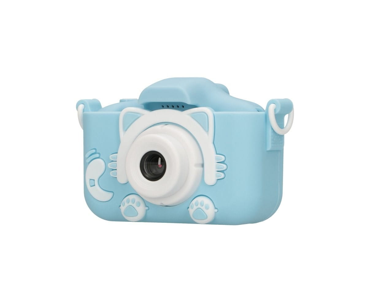 Extralink Aparat cyfrowy Kids Camera H27 Dual Niebieski 1080P 30fps, wyświetlacz 2.0"