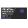 QOLTEC ROZDZIELACZ SPLITTER 4XHDMI 4KX2K | 6GB/S | 60HZ