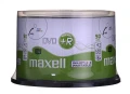 MAXELL Płyta DVD+R 4,7GB, 50 szt.  w opakowaniu cake (szpindel). Prędkość zapisu 16X, 120 min.  Płyty do nadruku atramentowego. Przeznaczenie Multimed