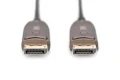Kabel DP/DP M/M czarny 10m DisplayPort 1.4 Hybrydowy  AOC 8K 60Hz UHD