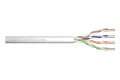 Digitus Kabel instalacyjny kat.5e, U/UTP, Eca, AWG 24/1, PVC, 100m, szary, karton