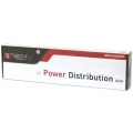 Rozdzielacz zasilania PDU 8 x gniazdo sieciowe 1U Czarny, Czerwony