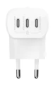 Ładowarka Belkin BoostCharge 3 Port USB-C PD 3.1 PPS Wall Charger 67W White