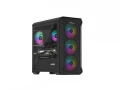 Obudowa NATEC Genesis Irid 503 ARGB NPC-1559 (Micro ATX. Mini ITX; kolor czarny)