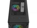 Obudowa NATEC Genesis Irid 503 ARGB NPC-1559 (Micro ATX. Mini ITX; kolor czarny)