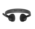 Lenovo Wireless VoIP Headset Zestaw słuchawkowy Bezprzewodowy Opaska na głowę Biuro/centrum telefoniczne Bluetooth Czarny