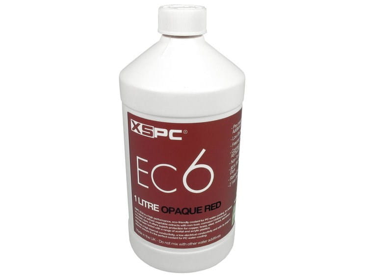 XSPC EC6 Płyn chłodzący, 1 litr - nieprzezroczysty czerwony