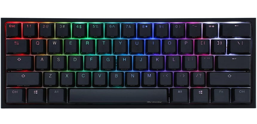 Mini klawiatura gamingowa Ducky One 2 Mini RGB Gaming USB US English Czarna
