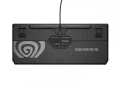 GENESIS Thor 230 TKL klawiatura Gaming USB + RF Wireless + Bluetooth QWERTY Czarny, Szary, Pomarańczowy