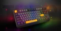 GENESIS Thor 230 TKL klawiatura Gaming USB + RF Wireless + Bluetooth QWERTY Czarny, Szary, Pomarańczowy
