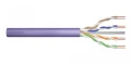 Digitus Kabel instalacyjny kat.6, U/UTP, Dca-s2,d2,a1, AWG 23/1, LSOH, 100m, fioletowy, karton