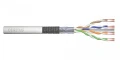 Digitus Kabel typu linka kat.6, SF/UTP, AWG 26/7, LSOH, 100m, szary, karton