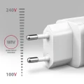 Axagon ACU-PQ30W Ladegerät QC3.0.4.0/AFC/FCP/PPS/Apple+ PD USB-C 30W - weiß - USB Typ C Telefon komórkowy, Smartfon, Smartwatch, Tablet, Uniwersalne B