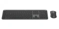 Logitech MK950 Signature for Business klawiatura Dołączona myszka Biuro RF Wireless + Bluetooth QWERTZ Niemiecki Grafitowy