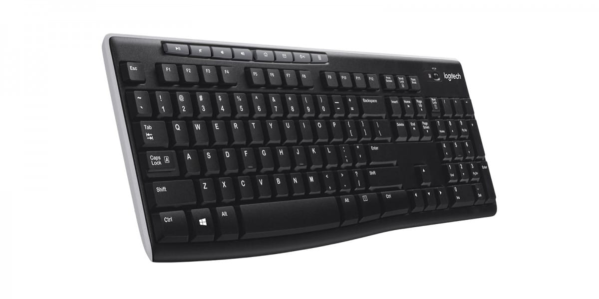 Logitech Wireless Keyboard K270 klawiatura RF Wireless QWERTZ Niemiecki Czarny