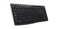 Logitech Wireless Keyboard K270 klawiatura RF Wireless QWERTZ Niemiecki Czarny