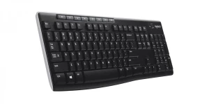 Logitech Wireless Keyboard K270 klawiatura RF Wireless QWERTZ Niemiecki Czarny